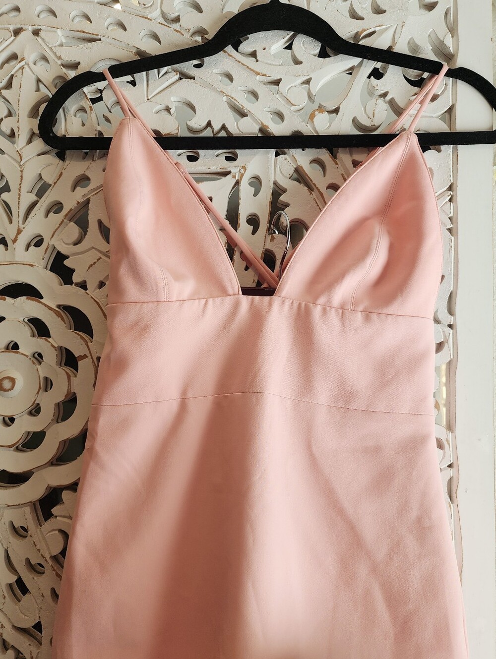 HOUSE OF CB LONDON LORE BLUSH BRALET SHAPE BODYCON DRESS NWT SIZE SMALL GLAM - Picture 14 of 16